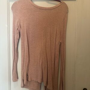 Women's Long Sleeve Top - Rose Pink